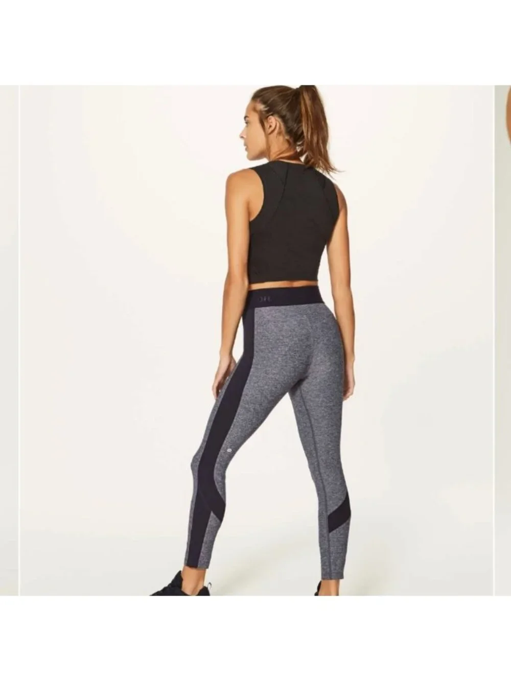 Lululemon Box It Out Tight Heathered Black / Black